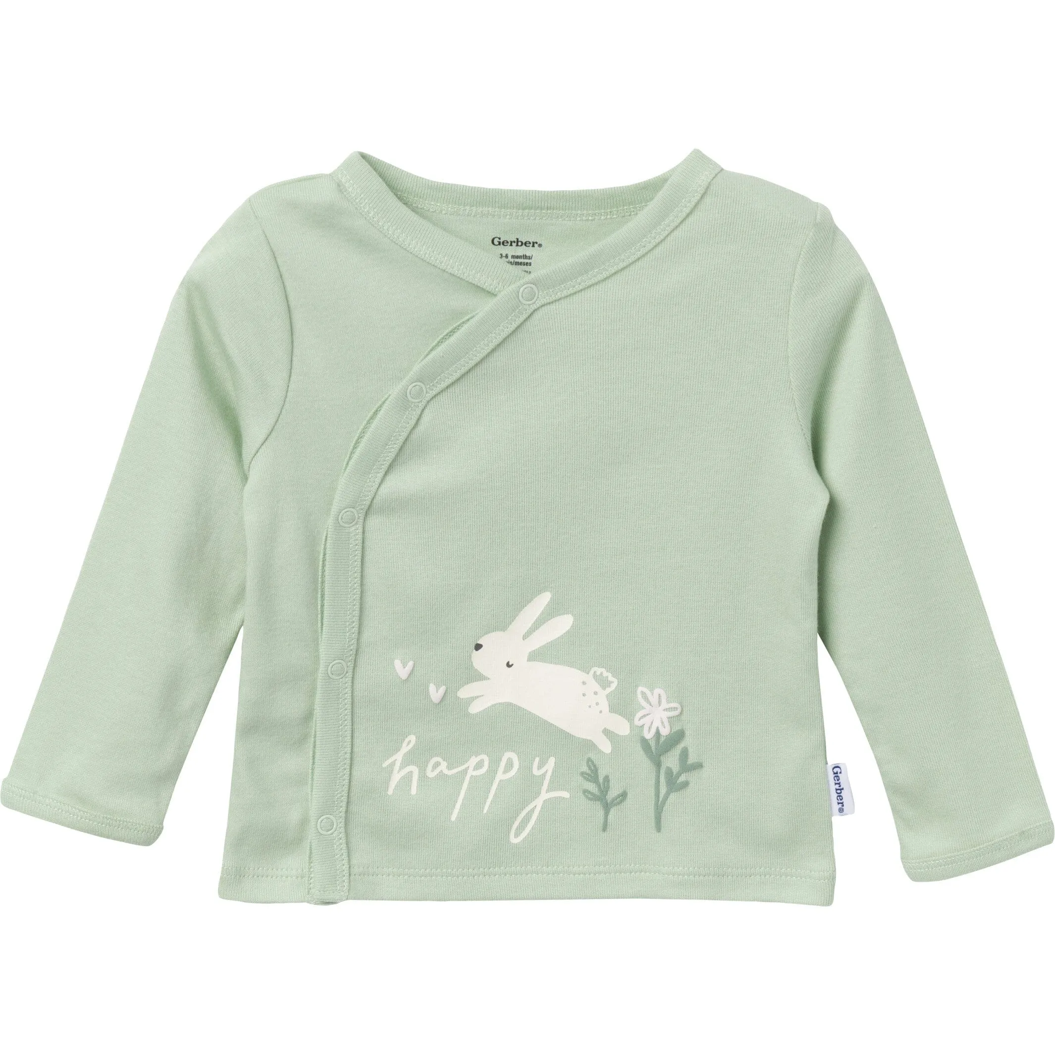 3-Piece Baby Girls Happy Bunny Take Me Home Set