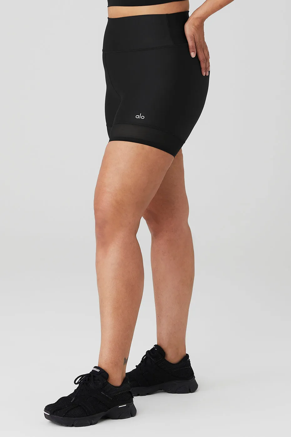 5 Airlift Double Trouble Biker Short - Black