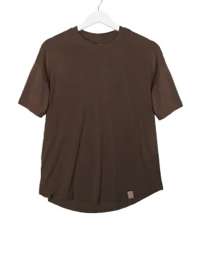 Adult Oversized Bamboo Tee - Cocoa