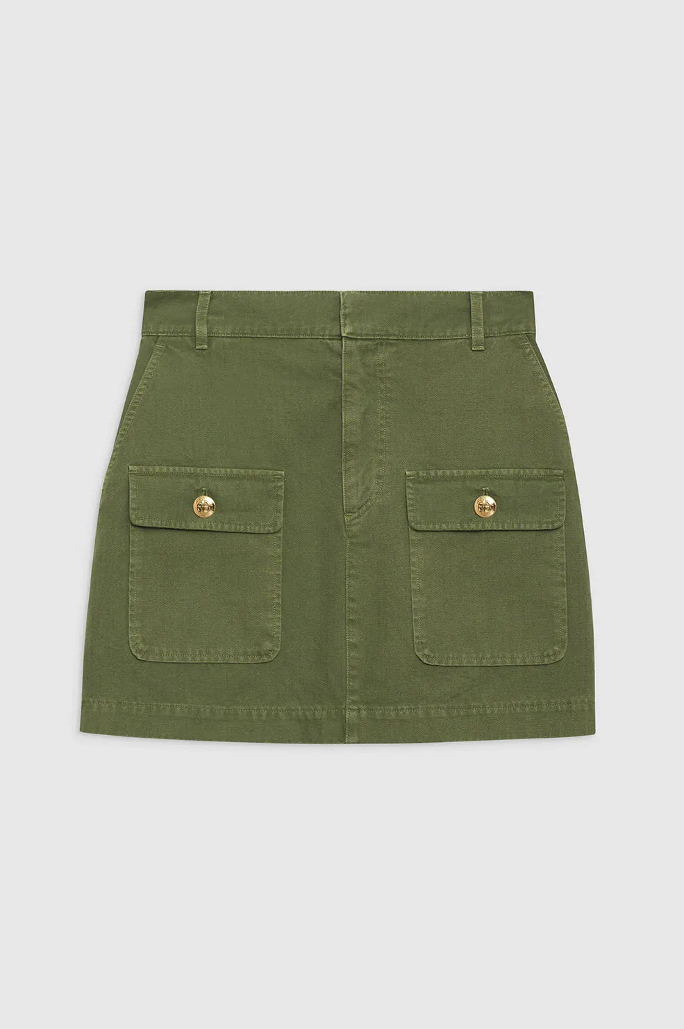 Anine Bing Aliza Skirt - Army Green