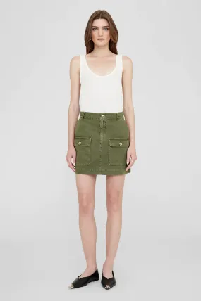 Anine Bing Aliza Skirt - Army Green