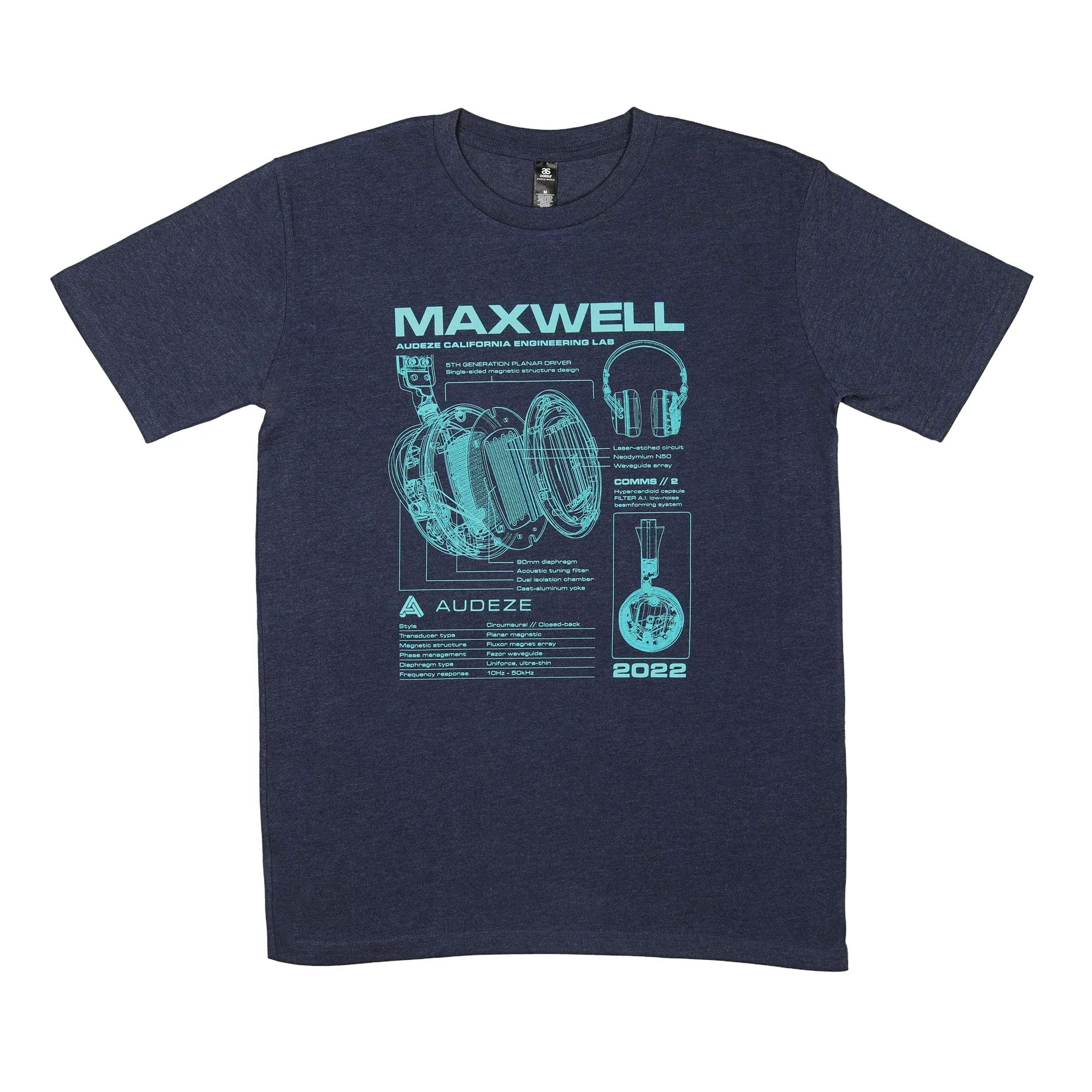 Audeze Maxwell T-Shirt - Navy