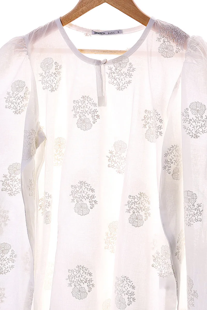 Bahar Puff Sleeves Kurta