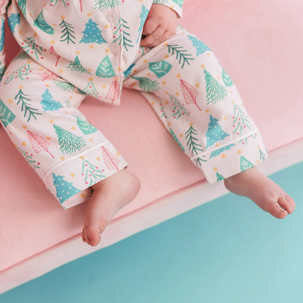 Balsam Flannelette Ruffled Pajama Set