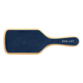 Bamboo Paddle Brush in Midnight Cowboy