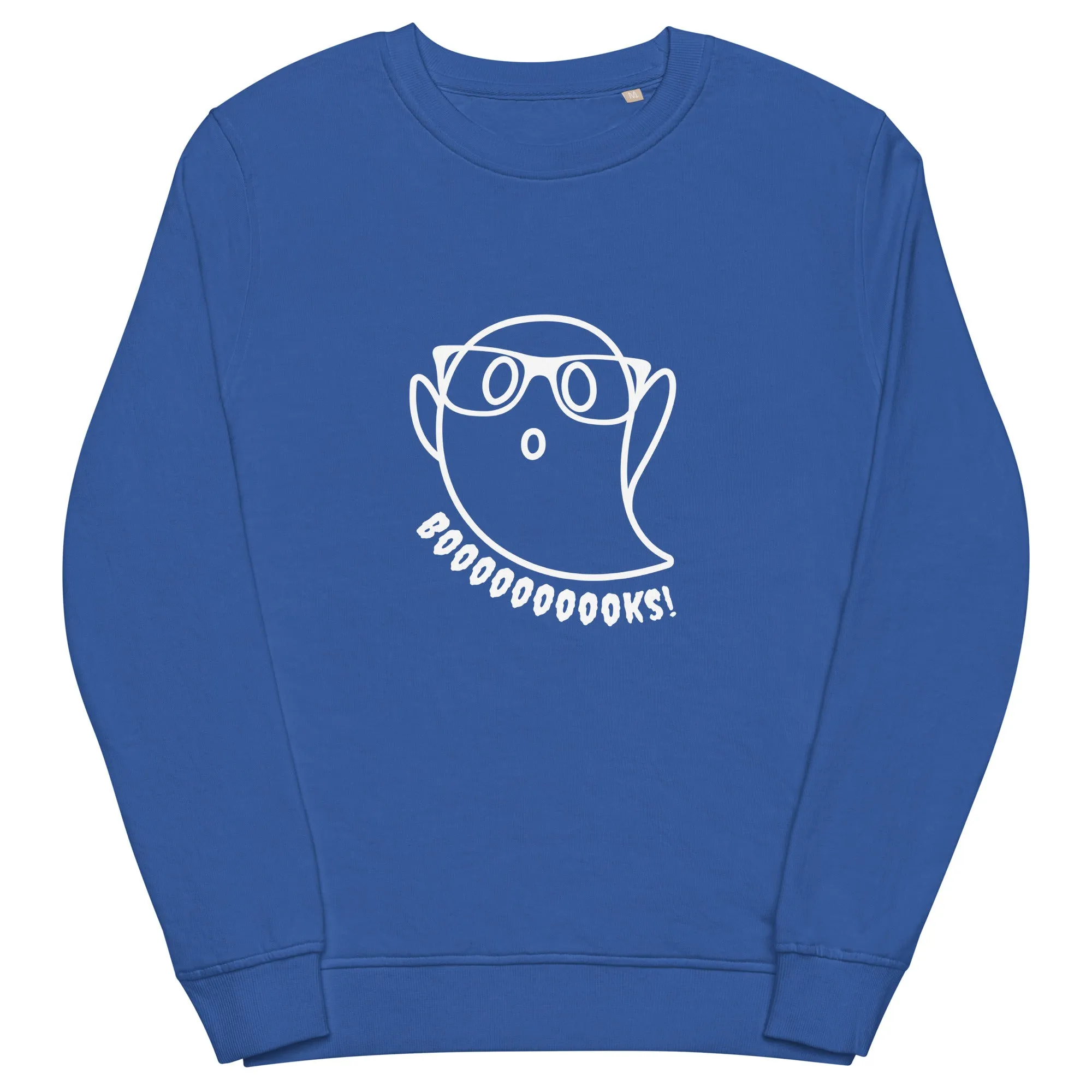 Booooks Halloween Graphic Men Organic Sweatshirt