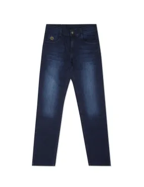 Boys Dark Wash Skinny Fit Jeans