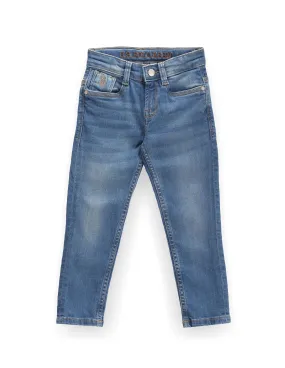 Boys Mid Rise Skinny Fit Jeans