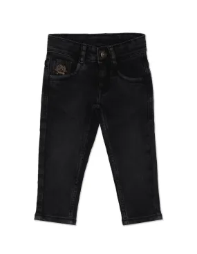 Boys Mid Rise Skinny Fit Stone Wash Jeans