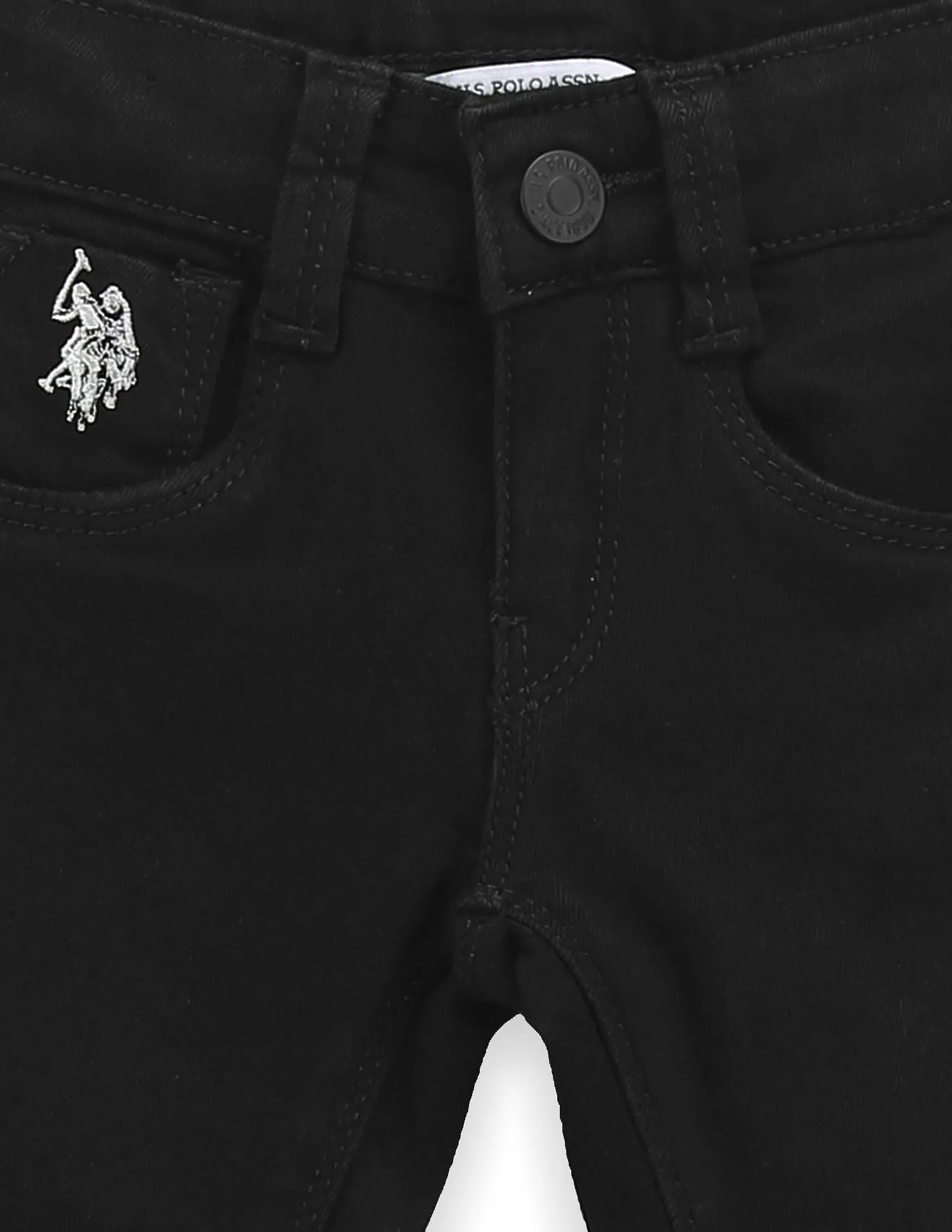 Boys Skinny Fit Black Jeans