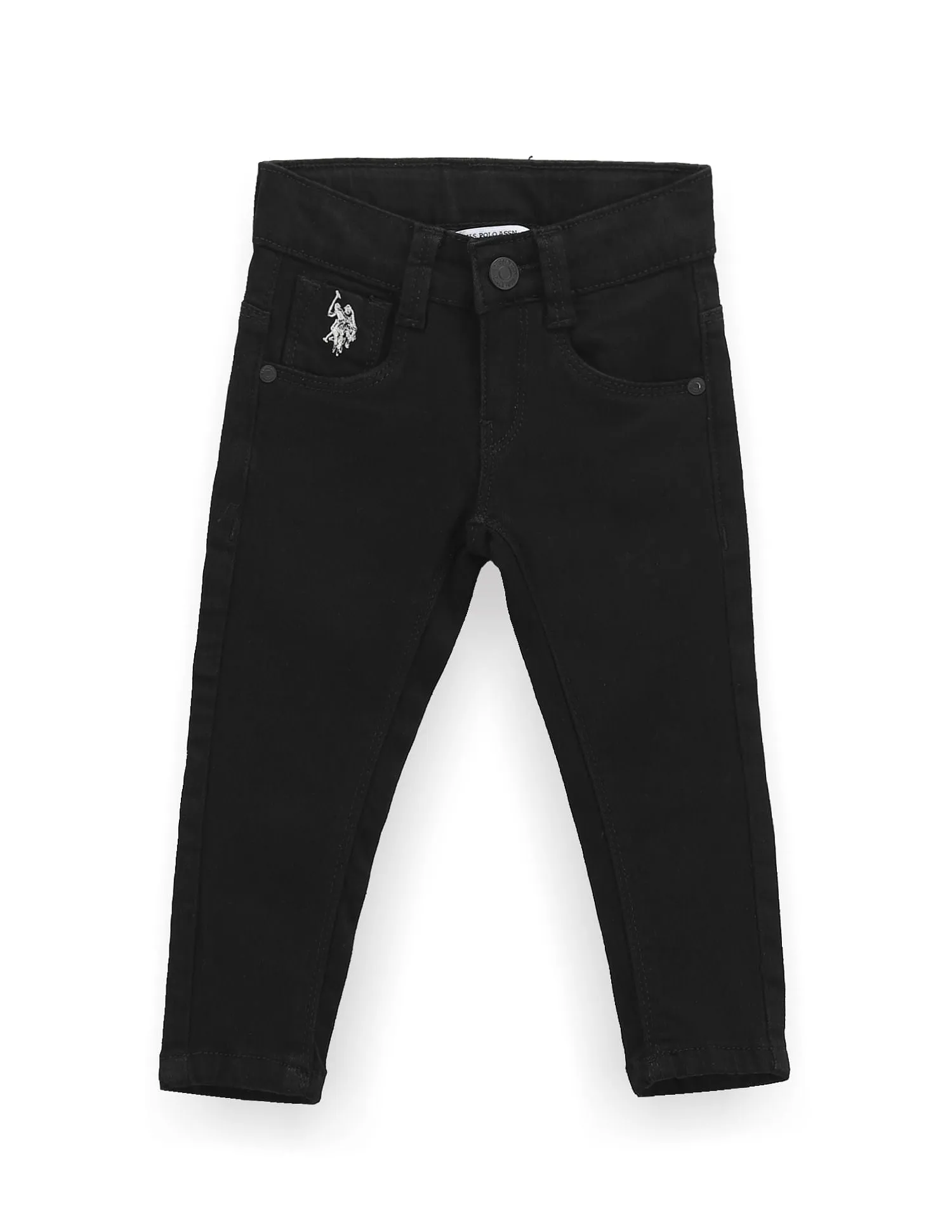 Boys Skinny Fit Black Jeans