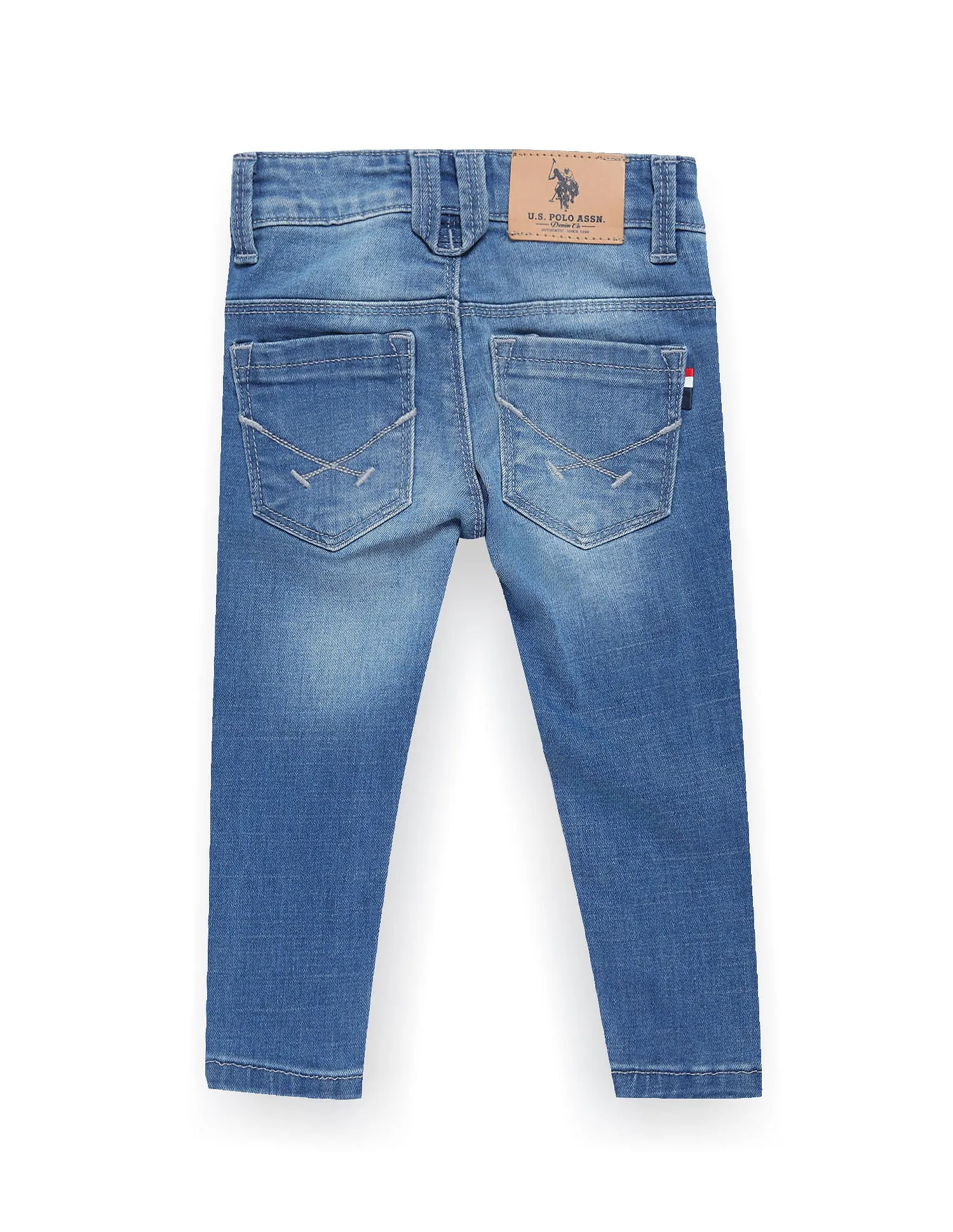 Boys Skinny Fit Blue Jeans