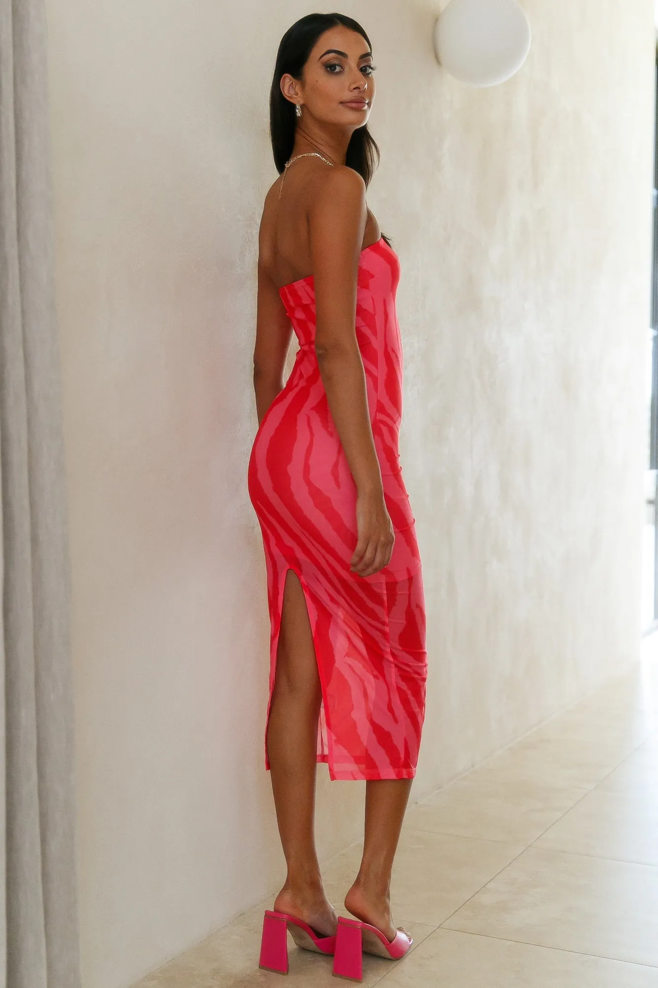 Can Feel You Maxi Dress Red