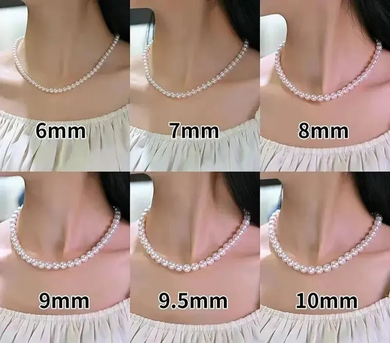 Classic Evergreen Pearl Strand Necklace