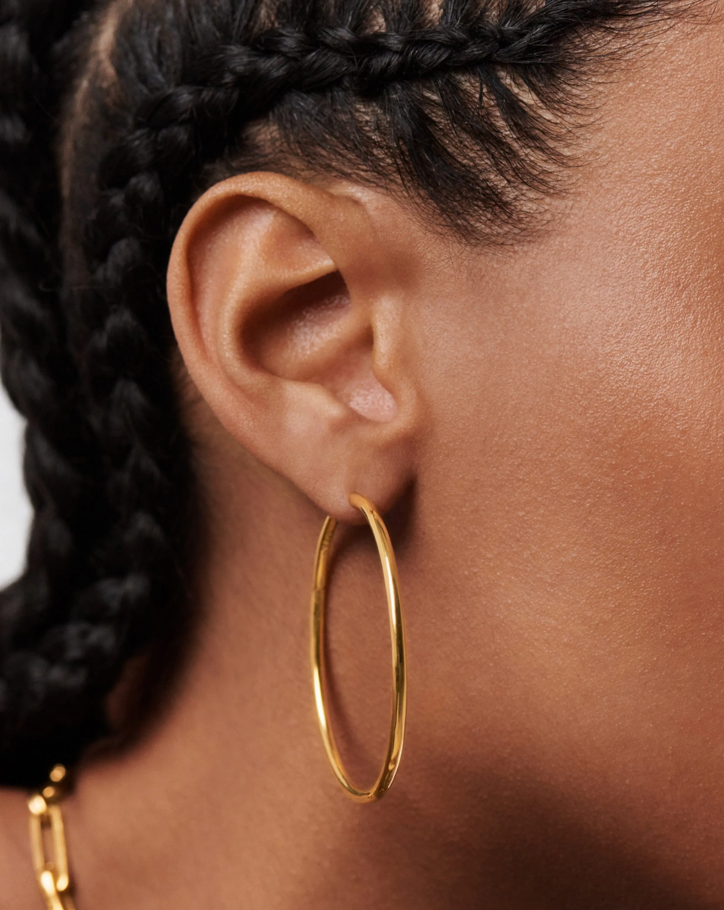 Classic Oversized Hoop Earrings | 18k Gold Vermeil