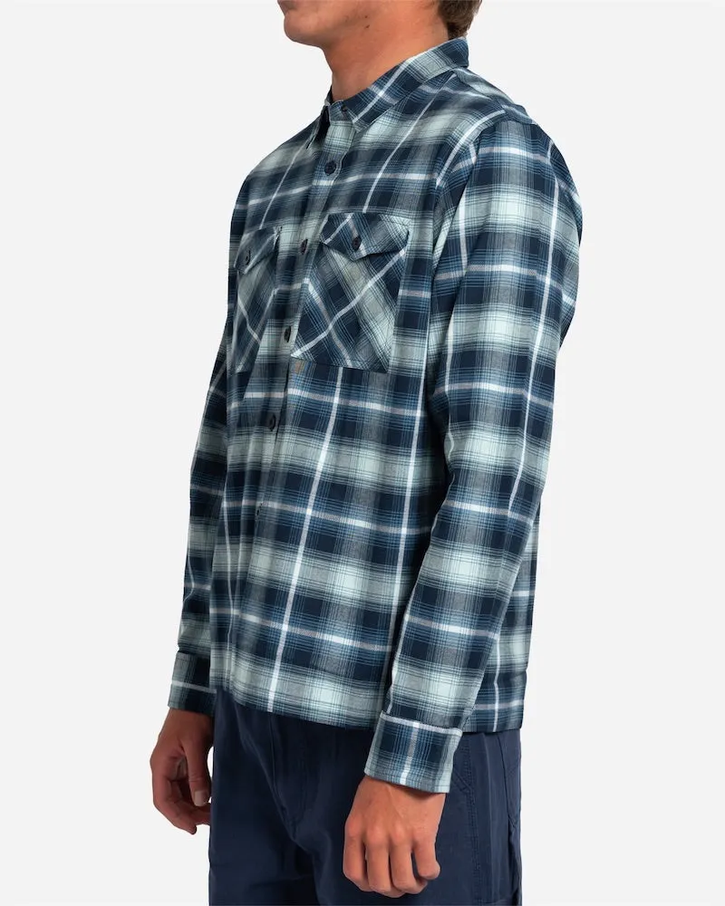 Cruiser Long Sleeve Flannel Navy