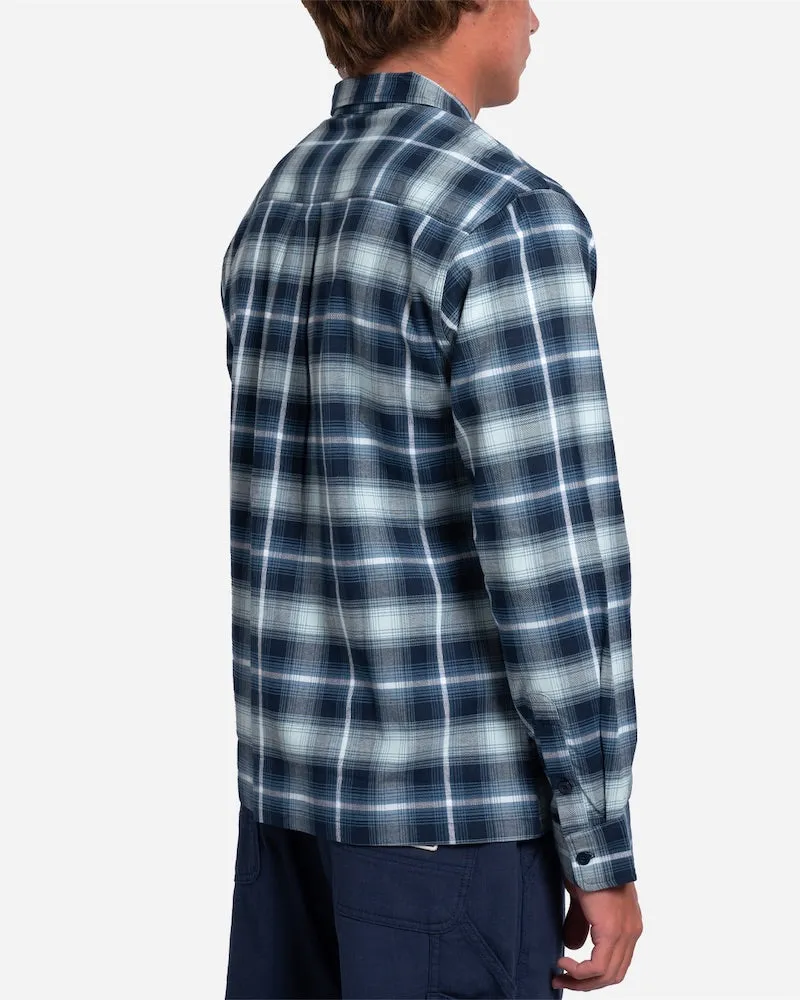 Cruiser Long Sleeve Flannel Navy