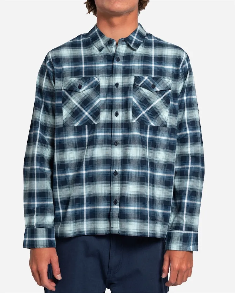 Cruiser Long Sleeve Flannel Navy