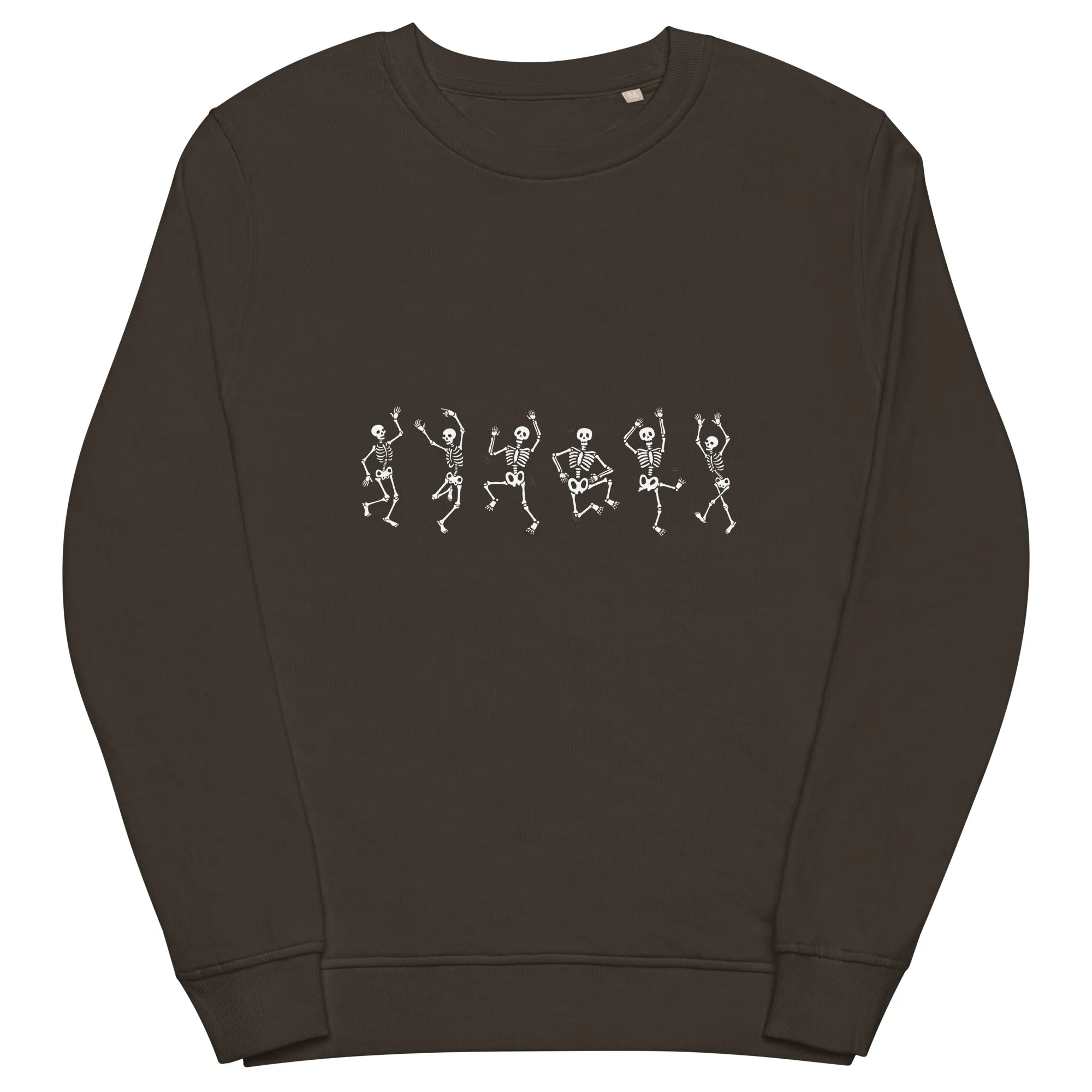 Dancing Skeletons Halloween Graphic Men Organic Sweatshirt