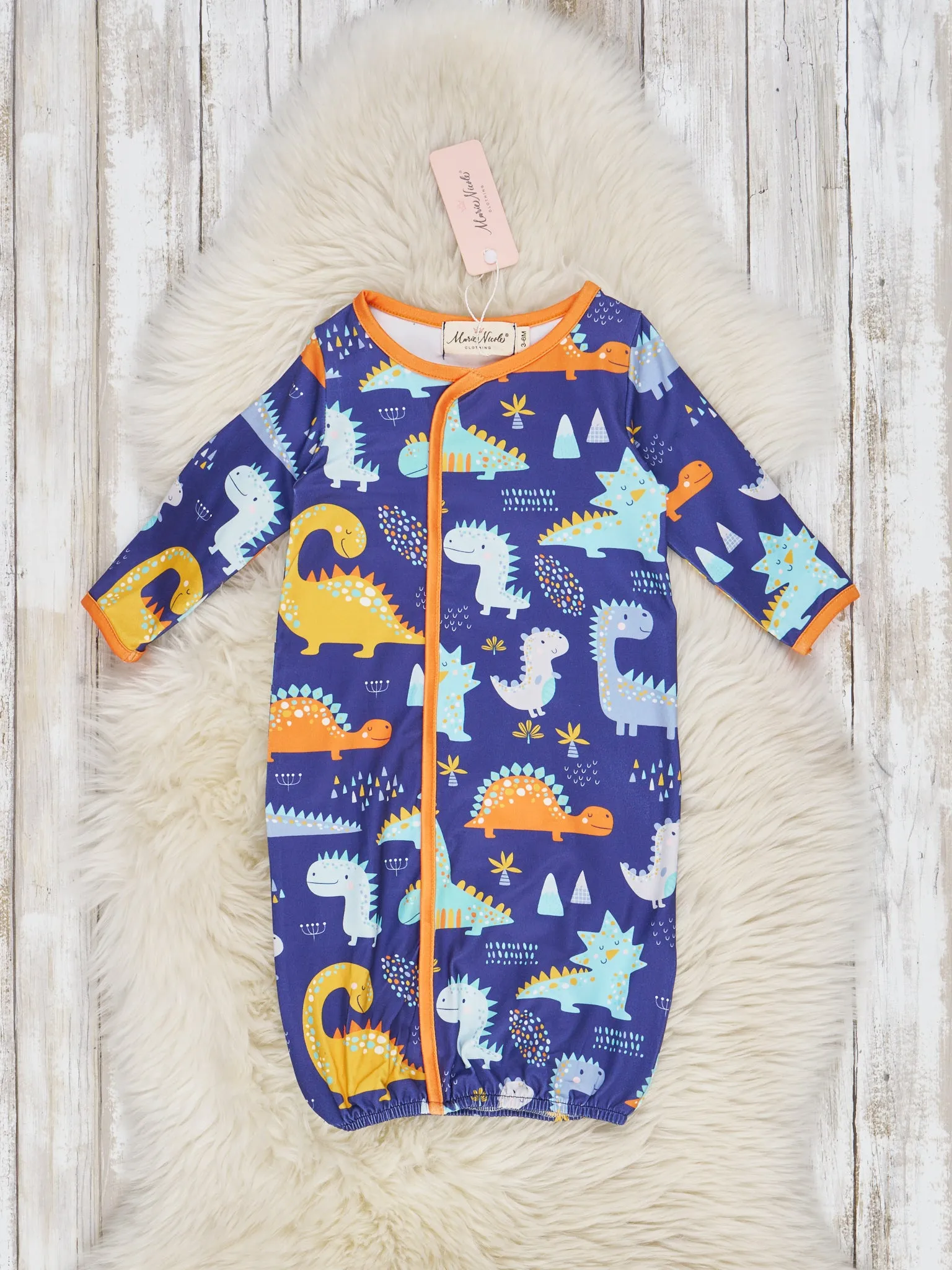 Dinosaur Friends Sleep Gowns