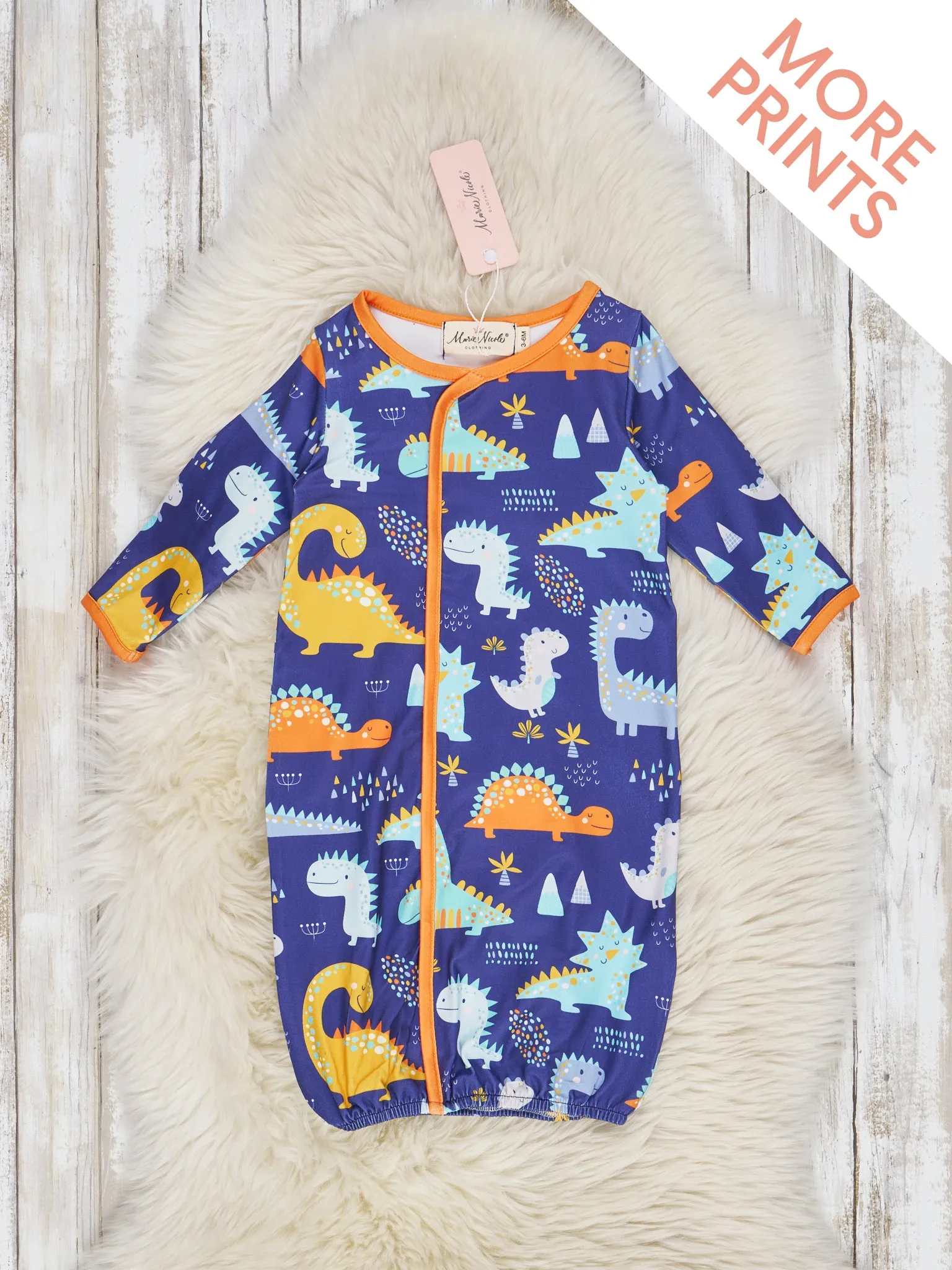 Dinosaur Friends Sleep Gowns