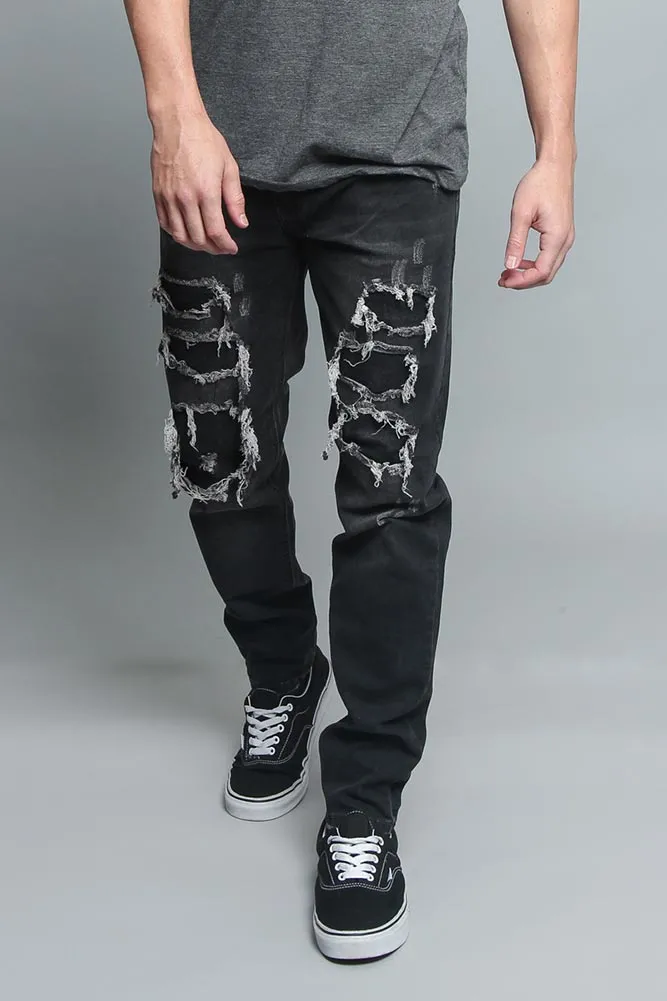 Distressed Illusion Jeans