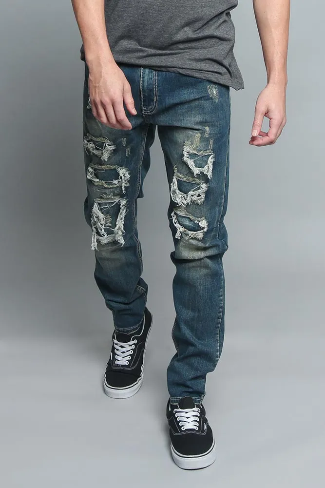 Distressed Illusion Jeans