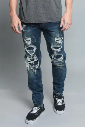 Distressed Illusion Jeans