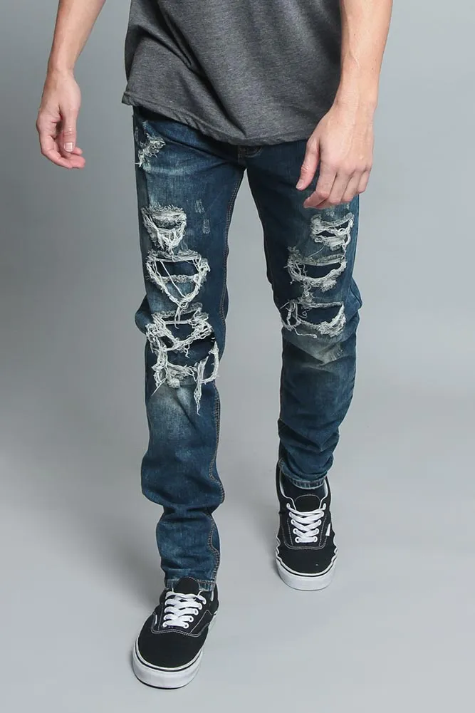 Distressed Illusion Jeans