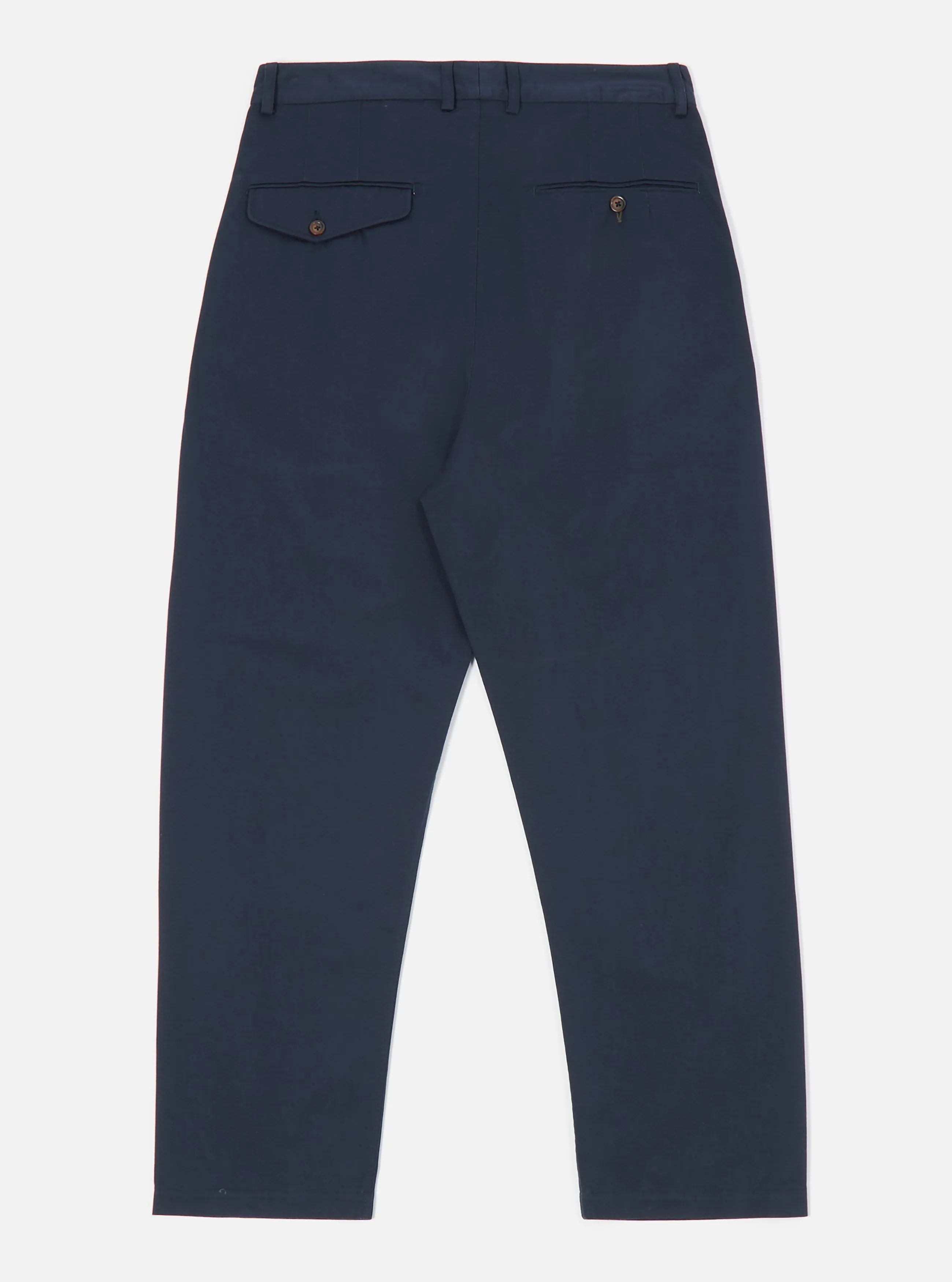 Double Pleat Pant Navy