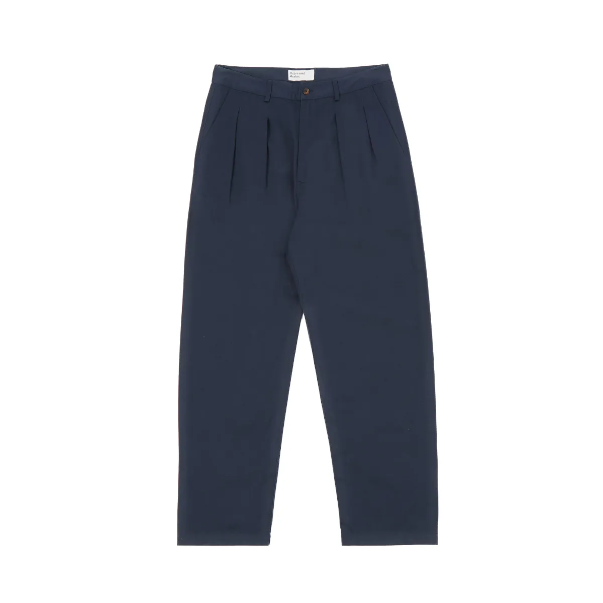 Double Pleat Pant Navy