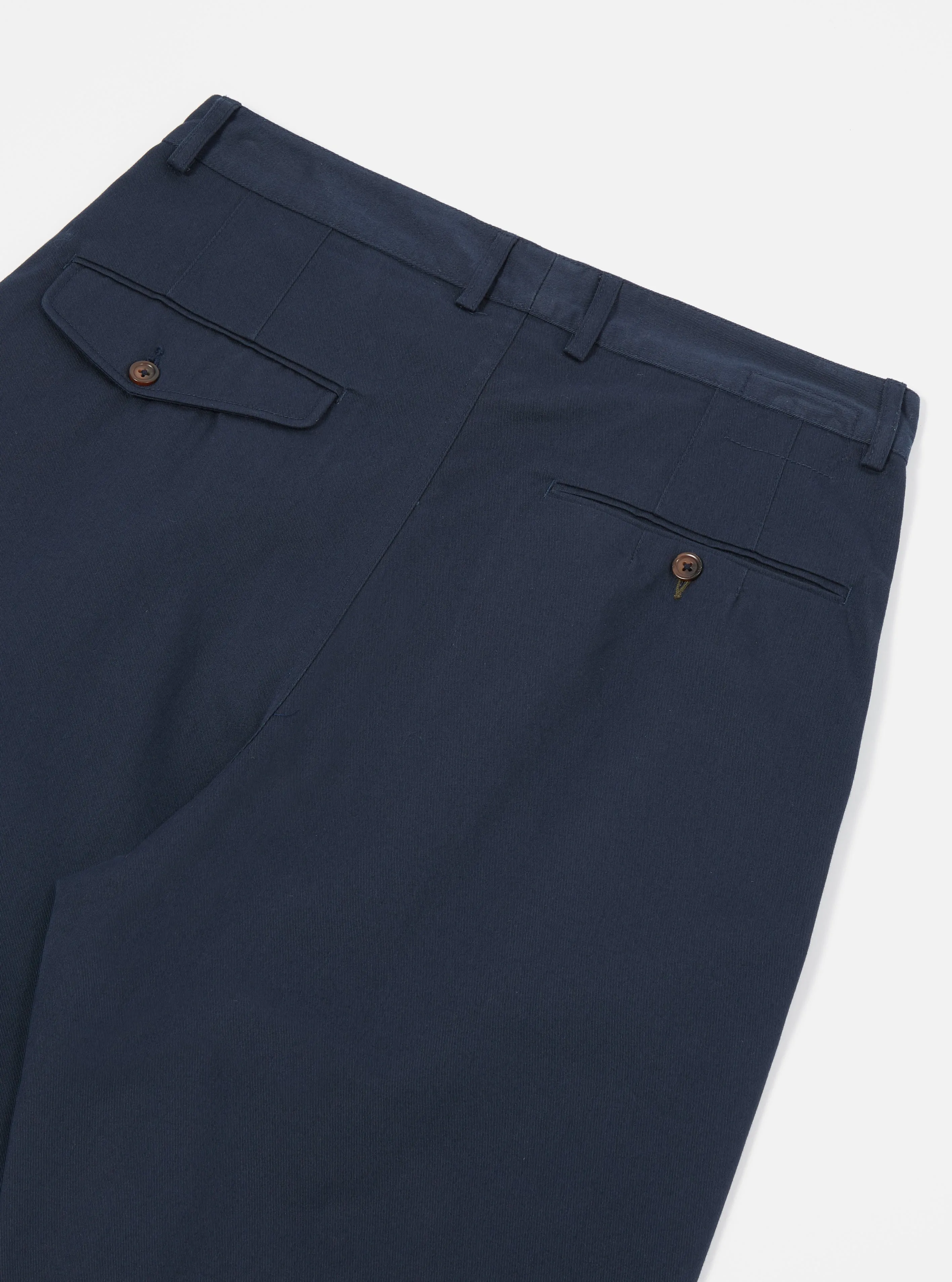 Double Pleat Pant Navy