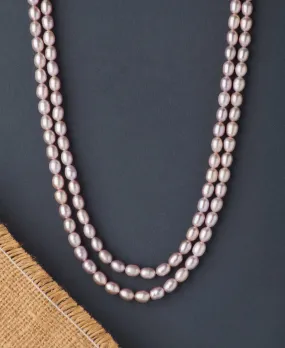 Elegant 2 line Pearl Necklace