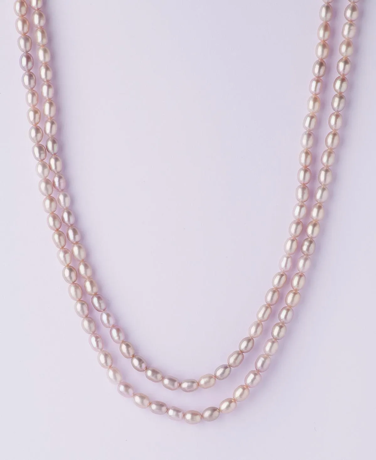 Elegant 2 line Pearl Necklace