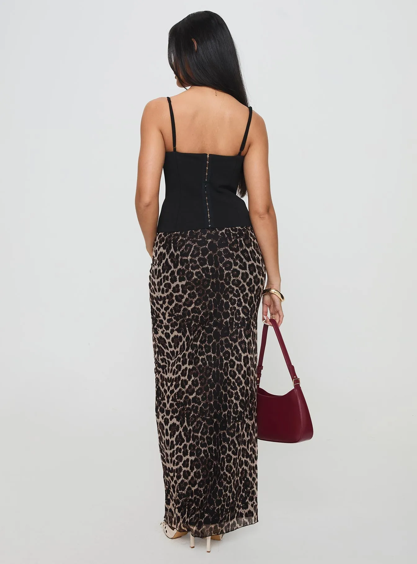 Ergo Maxi Skirt Leopard