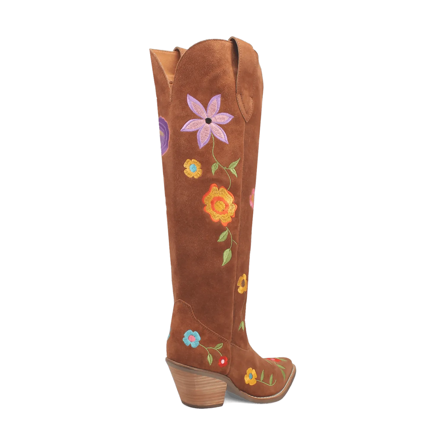 FLOWER POWER SUEDE BOOT