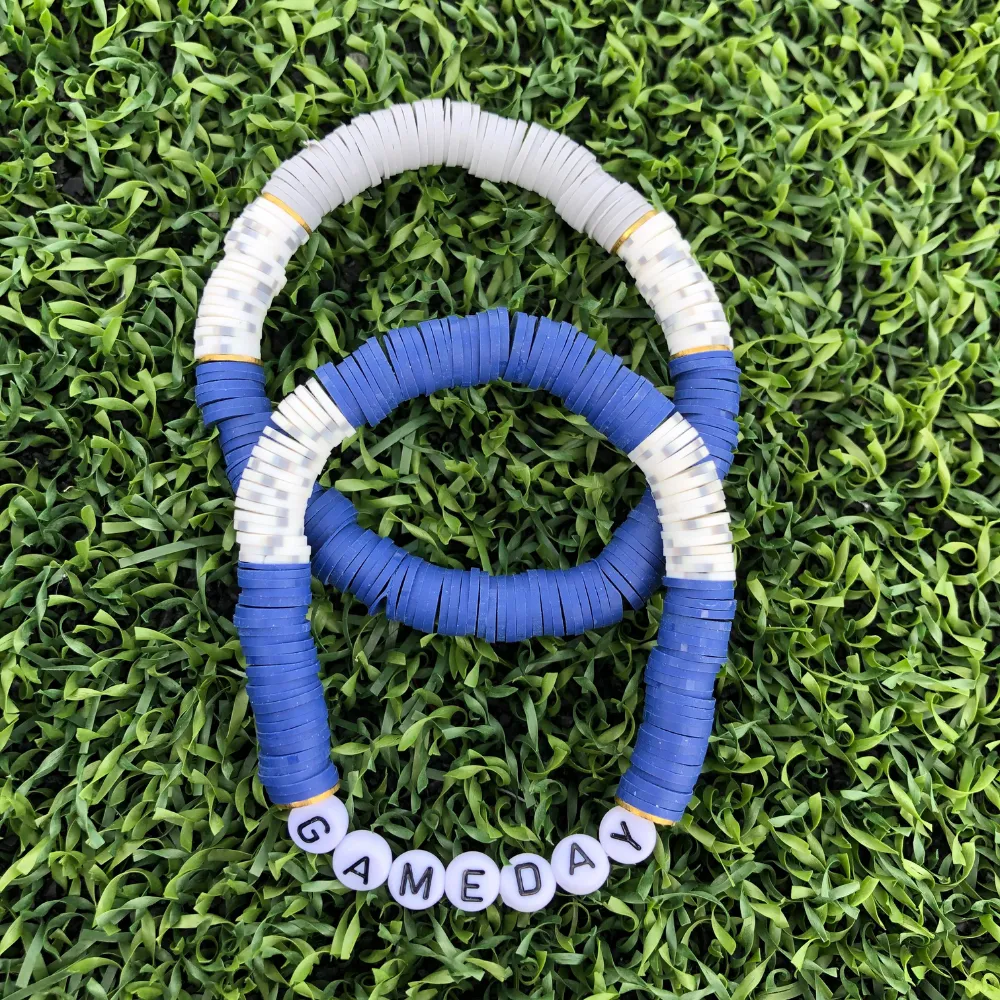 GAMEDAY BRACELET NAVY/WHT GRY/NAVY