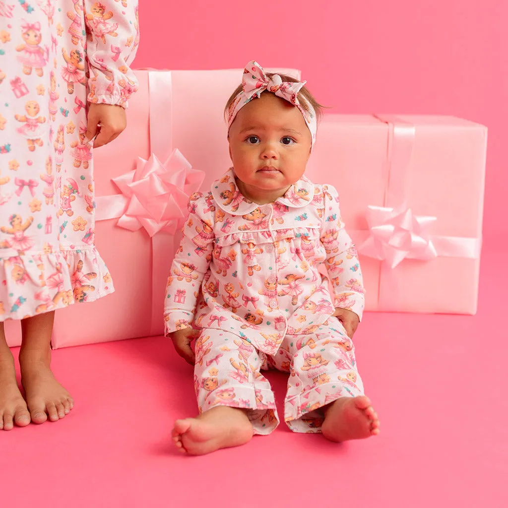 Ginger Posh Flannelette Ruffled Pajama Set