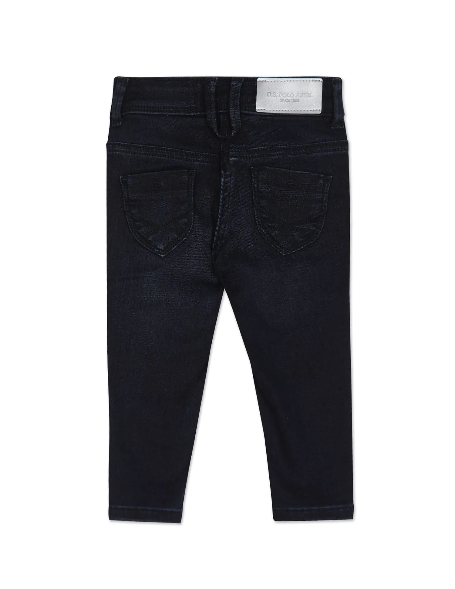 Girls Mid Rise Skinny Fit Jeans