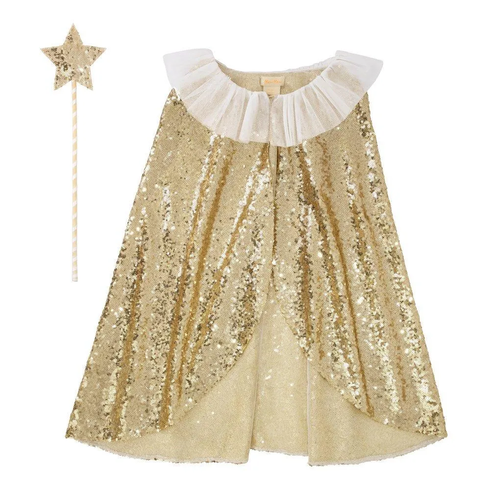 Gold Sparkle Cape Dress Up