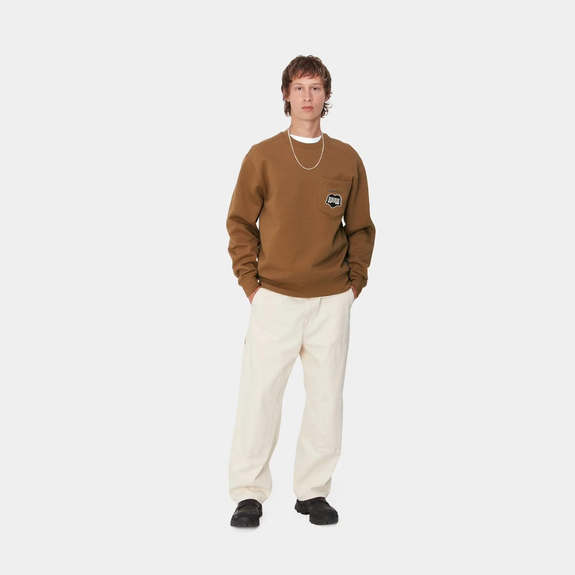 Heart Train Pocket Sweatshirt | Hamilton Brown