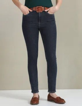 High Rise Rinsed Jeans