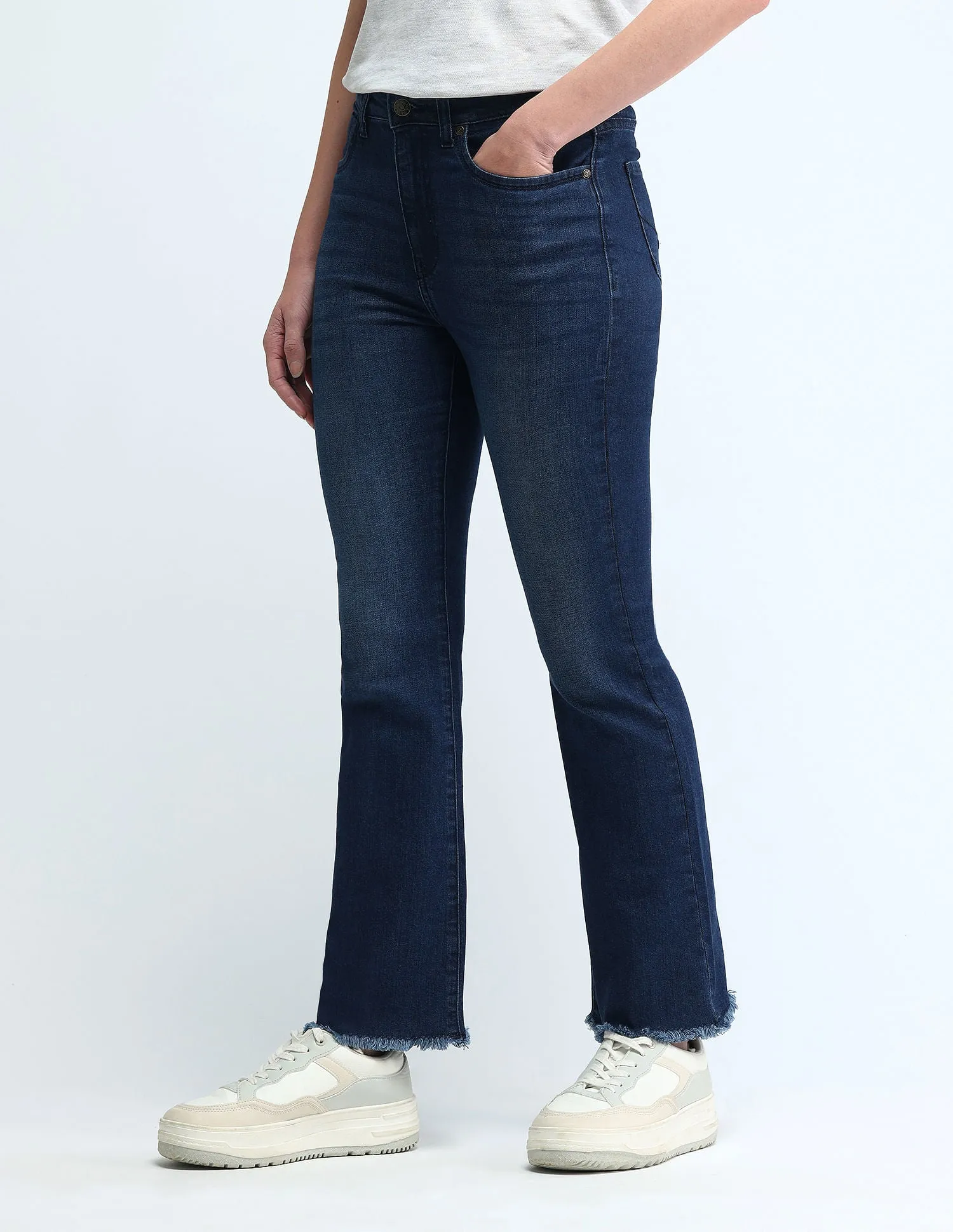 High Rise Skinny Bootcut Jeans