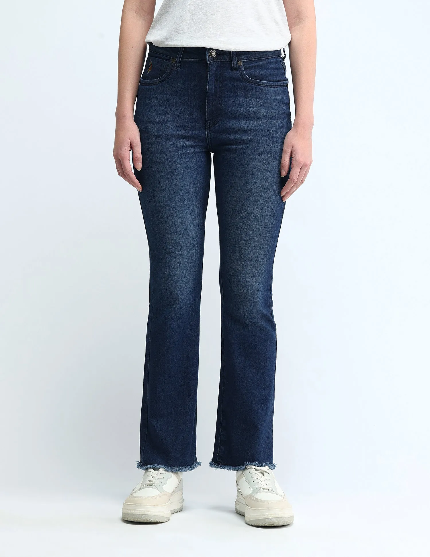 High Rise Skinny Bootcut Jeans