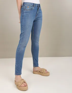 High Rise Skinny Fit Jeans