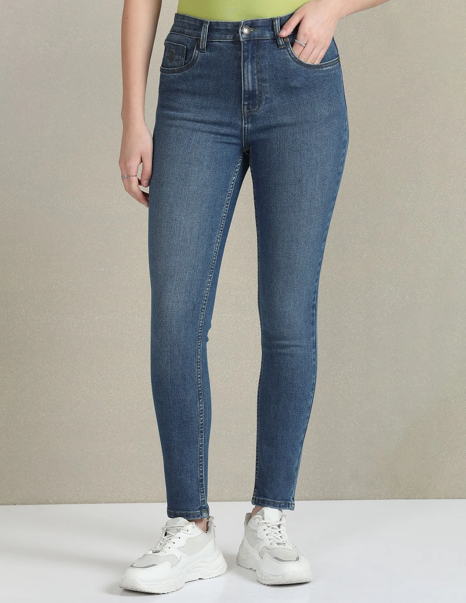 High Rise Skinny Jeans