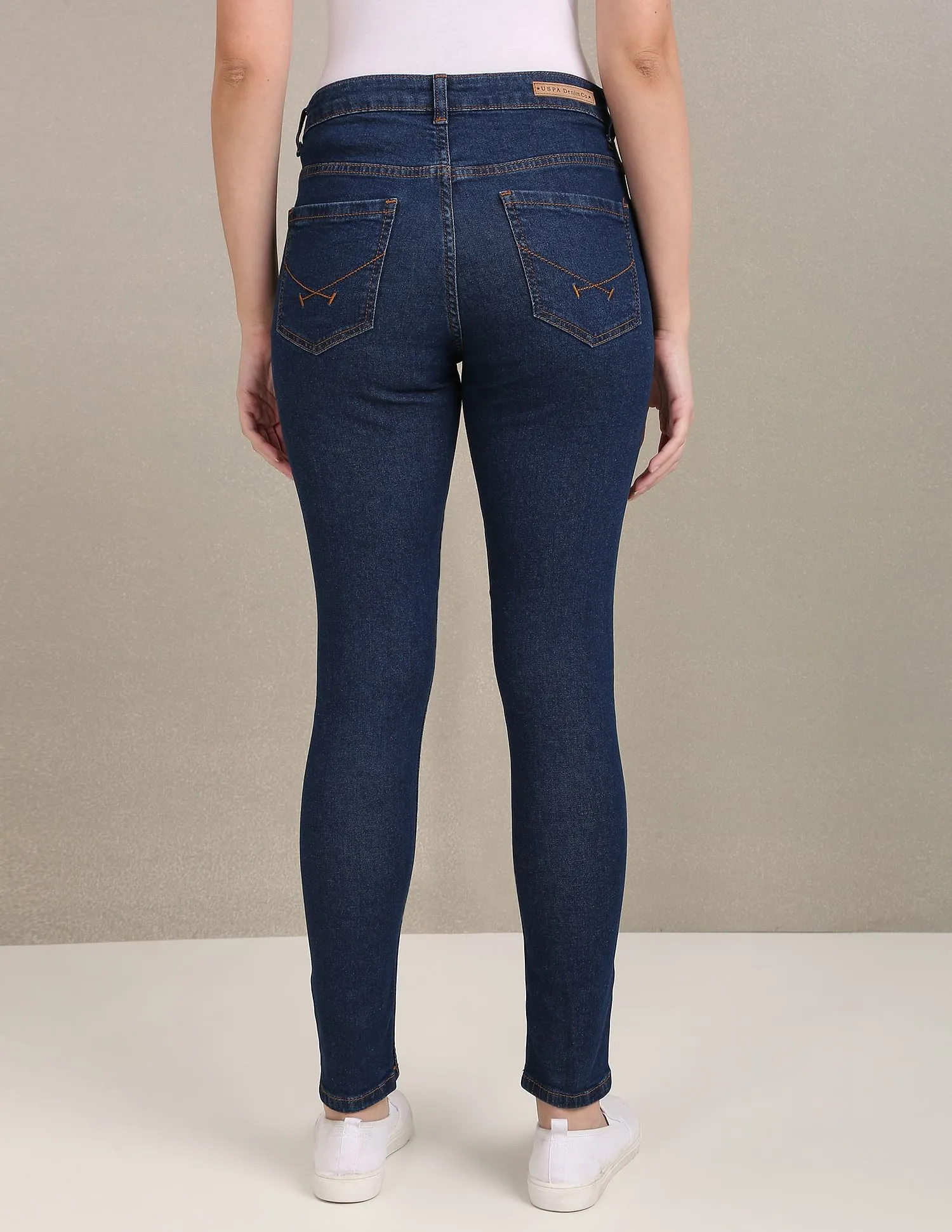 High Rise Super Skinny Fit Jeans