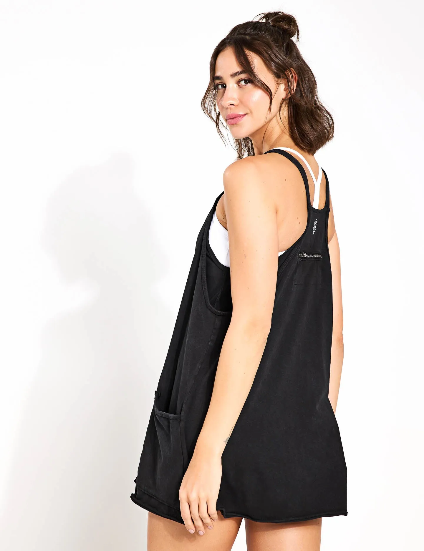 Hot Shot Mini Dress - Black