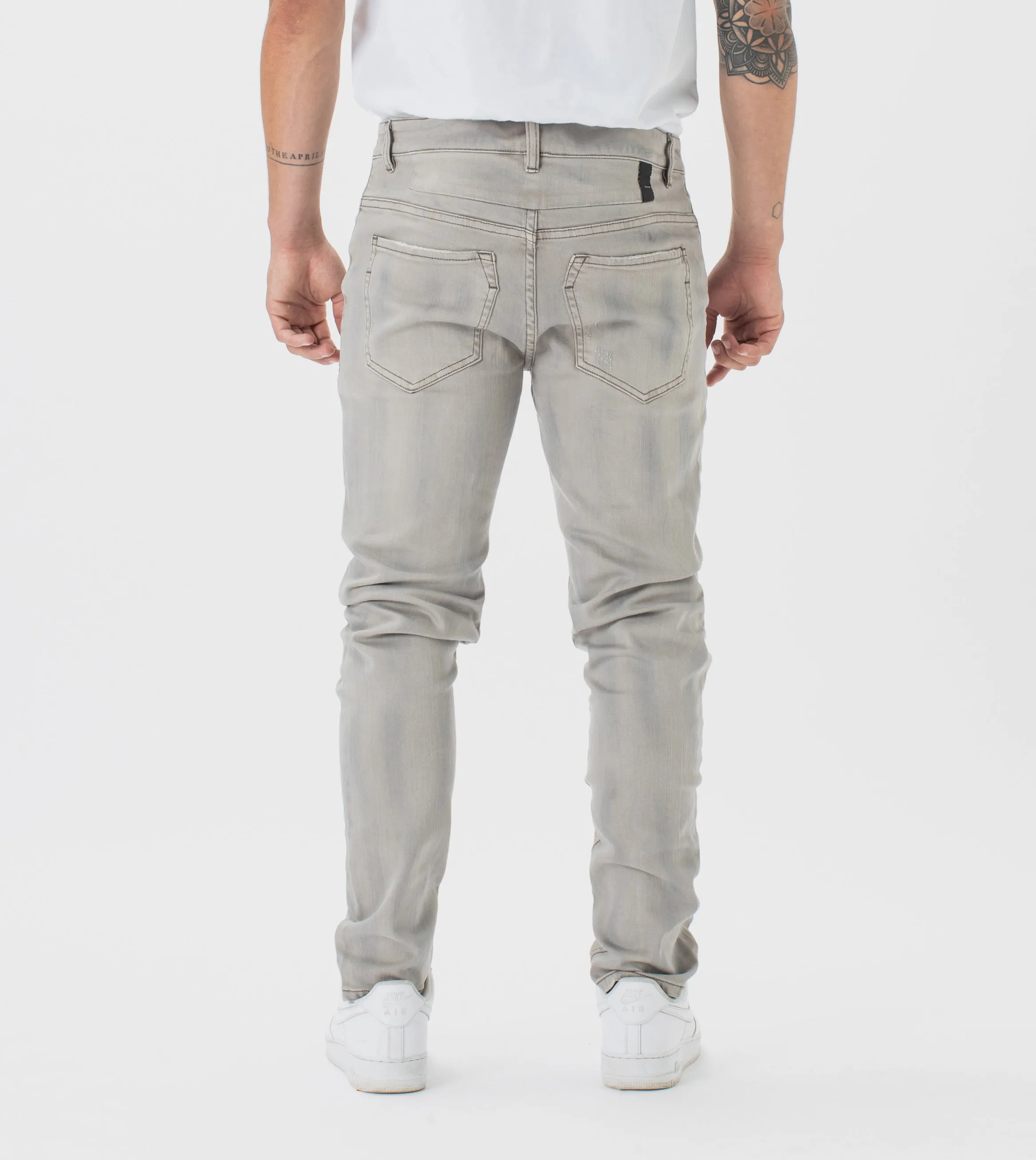 Joe Blow Denim Whitewash Grey