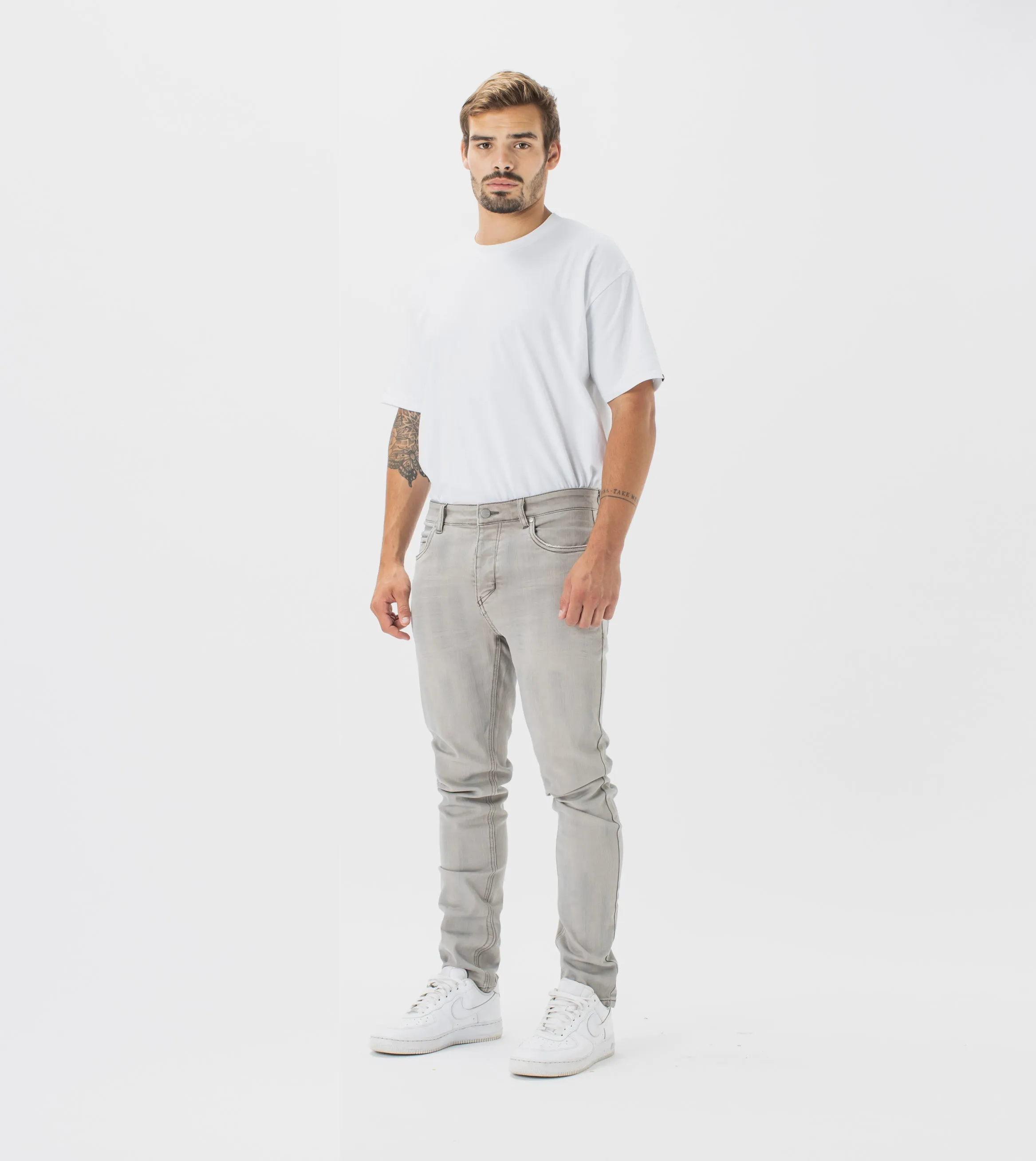 Joe Blow Denim Whitewash Grey